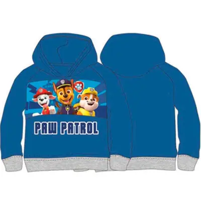 Paw-Patrol-Hættetrøje-blå-str.-2-6-år
