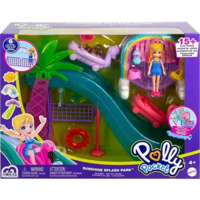 Polly-Pocket-Slide-Adventure-Waterpark-Playset