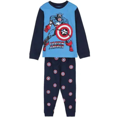 Marvel-Avengers-Captain-America-pyjamas-str.-3-7-år.