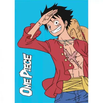 One-Piece-tæppe-fleece-100-x-140-Monkey-D.-Luffy