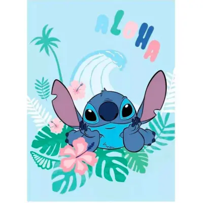 Lilo-og-Stitch-tæppe-110-x-150-Aloha