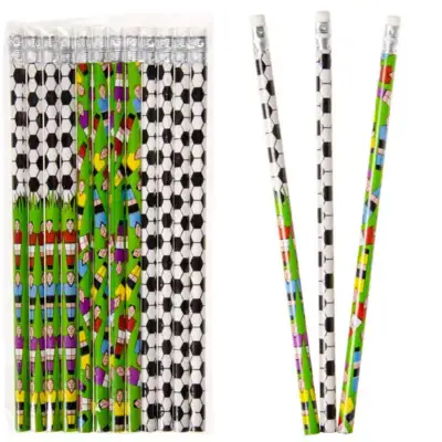 Fodbold-blyanter-med-viskelæder-12-stk-pakke