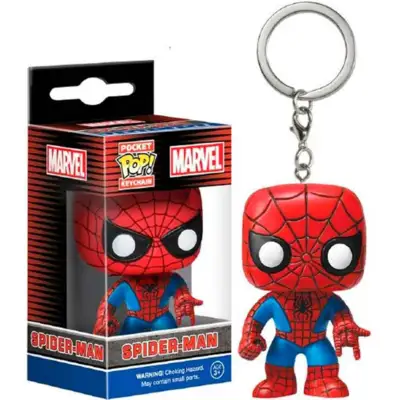 Spiderman-POP-Pocket-nøglering-vinyl