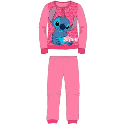 Lilo-og-Stitch-pyjamas-lyserød-3-8-år.