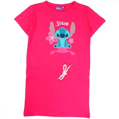 Lilo-og-Stitch-kjole-pink-Stitch-3-8-år.