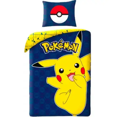 Pokemon-Sengetøj-140-x-200-Pikachu-bomuld
