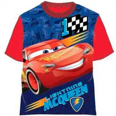 Disney-Cars-T-shirt-kortærmet-rød-2-6-år