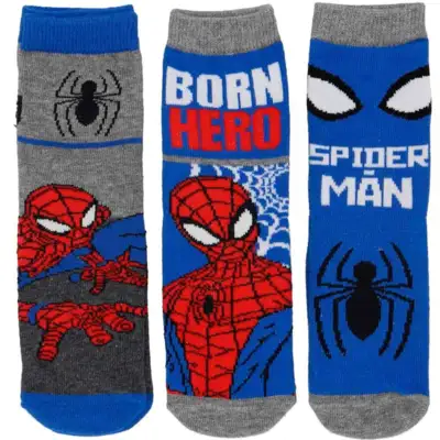Spiderman-strømper-3-pak-Born-Hero