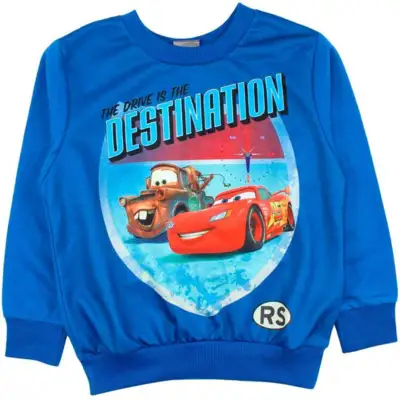 Disney-Cars-Sweatshirt-Blå-3-8-år-Destination