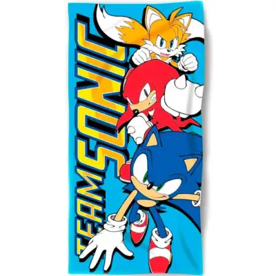 Sonic-The-Hedgehog-Badehåndklæde-70x140-Team-Sonic