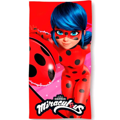 Miraculous-Ladybug-badehåndklæde-70x140cm