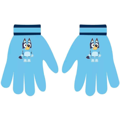 Bluey-fingervanter-blå-one-size