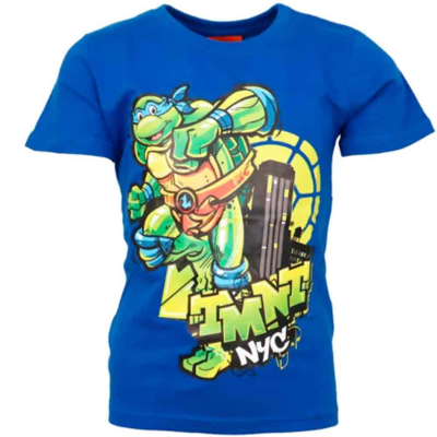 Ninja-Turtles-T-shirt-Kortærmet-Blå-4-9-år-NYC