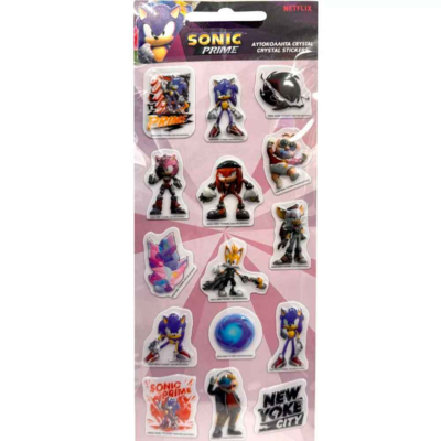 Sonic-Prime-skumklistermærker-1-ark