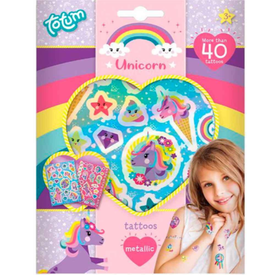 Unicorn-Metalliske-tatoveringer-2-ark-24-tatoveringer