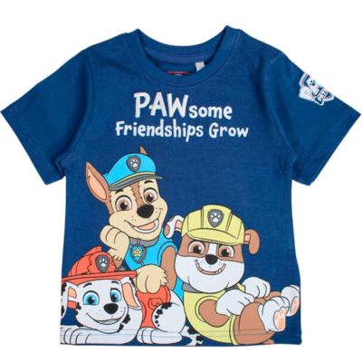 Paw-Patrol-T-shirt-kortærmet-navy-3-8-år-Pawsome