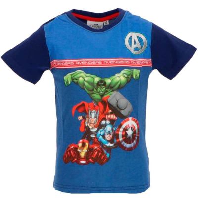 Marvel-Avengers-t-shirt-kortærmet-navy-3-8-år