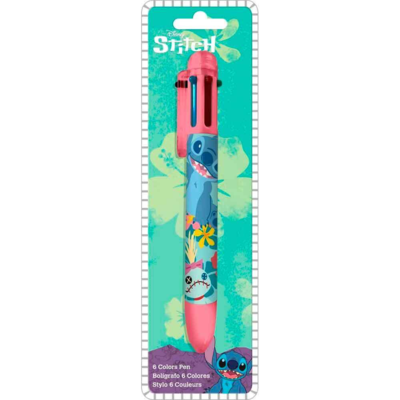 Lilo-og-Stitch-kuglepen-6-farvet-Lyserød.