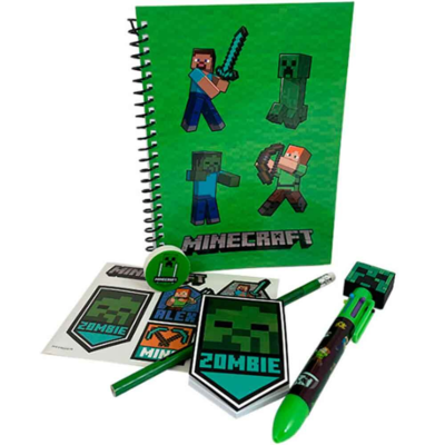 Minecraft-skrivesæt-med-notesbog-6-dele.