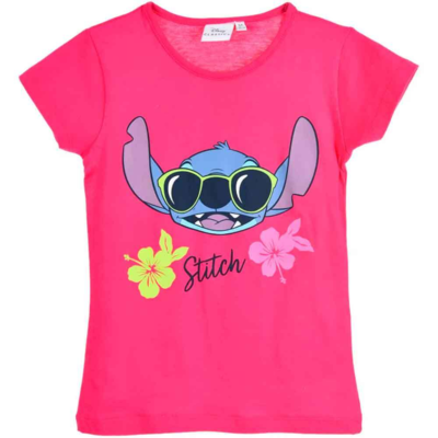 Lilo-og-Stitch-t-shirt-pink-sommer-3-8-år