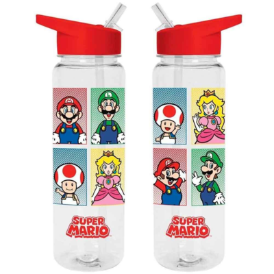 Super-Mario-Bros-drikkedunk-700ml-med-sugerør.