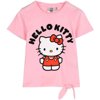 Hello-Kitty-t-shirt-kortærmet-lyserød-4-10-år