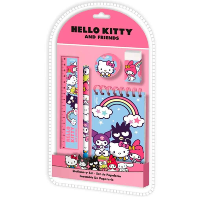 Hello-Kitty-skolesæt-5-del-Friends