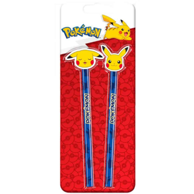 Pokemon-blyanter-med-viskelæder-2-stk