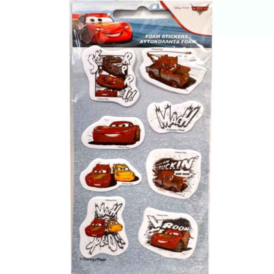 Disney-Cars-skum-klistermærker-1-ark