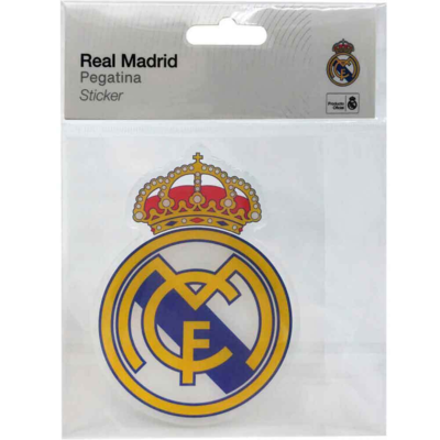 Real-Madrid-Klistermærke-Logo-10x10cm