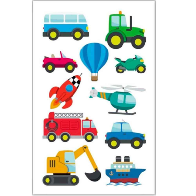 Tatoveringer-Køretøjer-1-ark-11-tatoveringer.