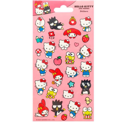 Hello-Kitty-Klistermærker-1-ark-30-mærker