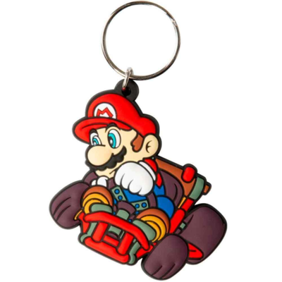 Super-Mario-Nøglering-Gummi-7x5cm-Mario