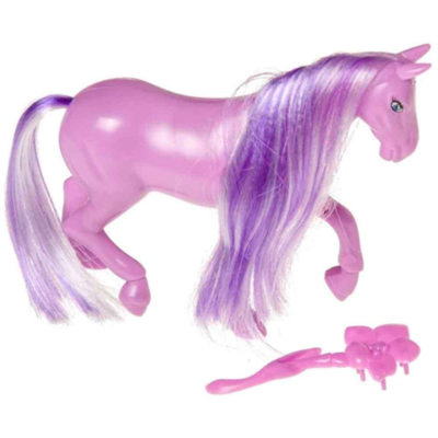 Hestefigur-med-manebørste-13x10cm-1-stk