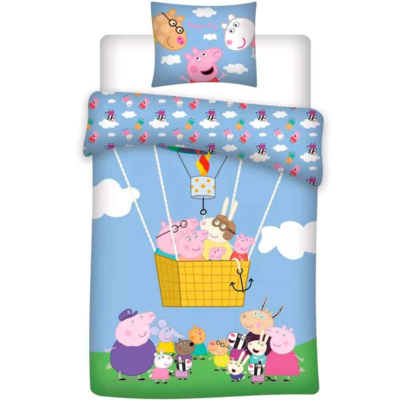 Gurli-Gris-sengetøj-junior-100x140cm-Luftballon