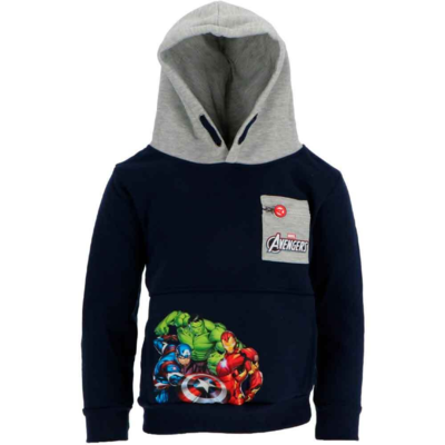 Marvel-Avengers-hættetrøje-navy-str.-2-8-år.