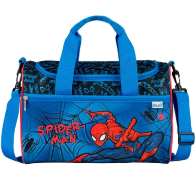 Spiderman-Sportstaske-Blå-35-x-23-x-16-cm.