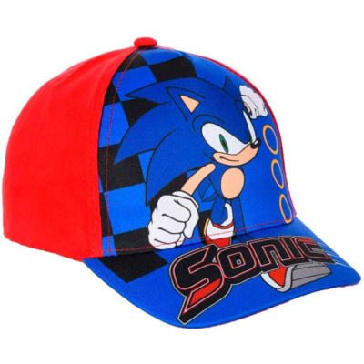 Sonic-The-Hedgehog-kasket-rød-str.-52-54.