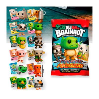 Italian-Brainrot-Surprise-3D-Figur-Nøglering