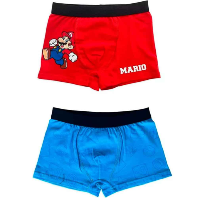 Super-Mario-boxershorts-i-bomuld-str.-5-12-år.