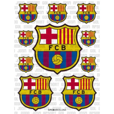FC Barcelona Stickers FCB Logoer
