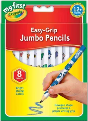 Crayola 8 Easy-Grip Jumbo Farveblyanter