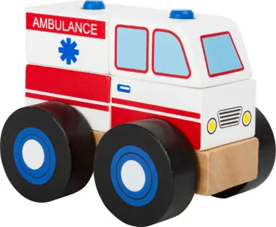 Konstruktionsbil Ambulance i Træ