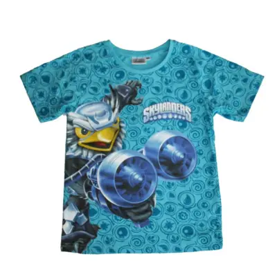 Skylanders kortærmet t-shirt i blå med Jet Vac