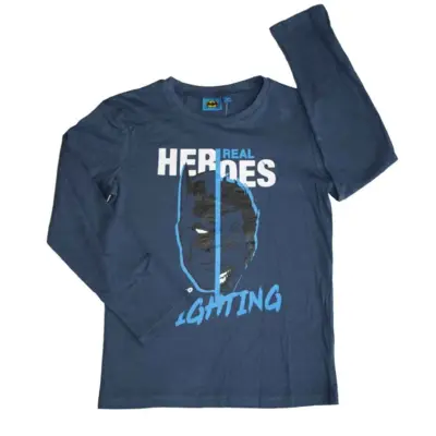 Sej Batman T-shirt med lange ærmer i blå