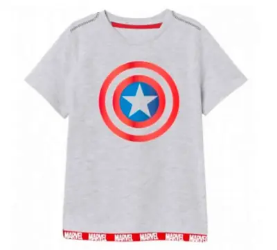 Captain America T-shirt med skjoldmotiv