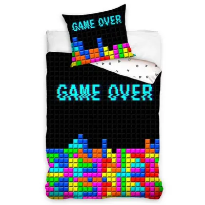 Gamer Game Over sengetøj 140x200