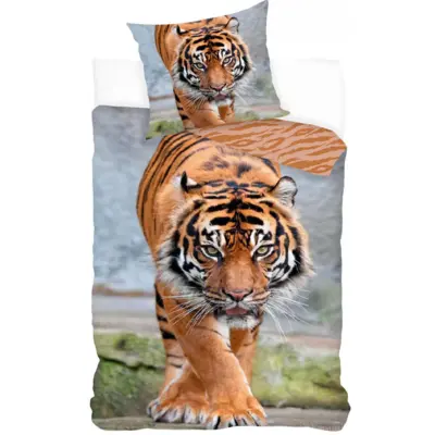 Flot tiger sengetøj 140x200