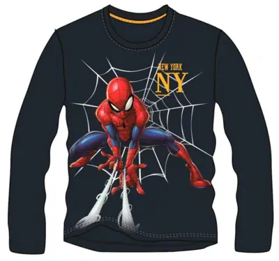 Spiderman New York t-shirt sort
