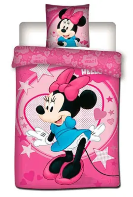 Minnie Mouse sengesæt 140x200 pink
